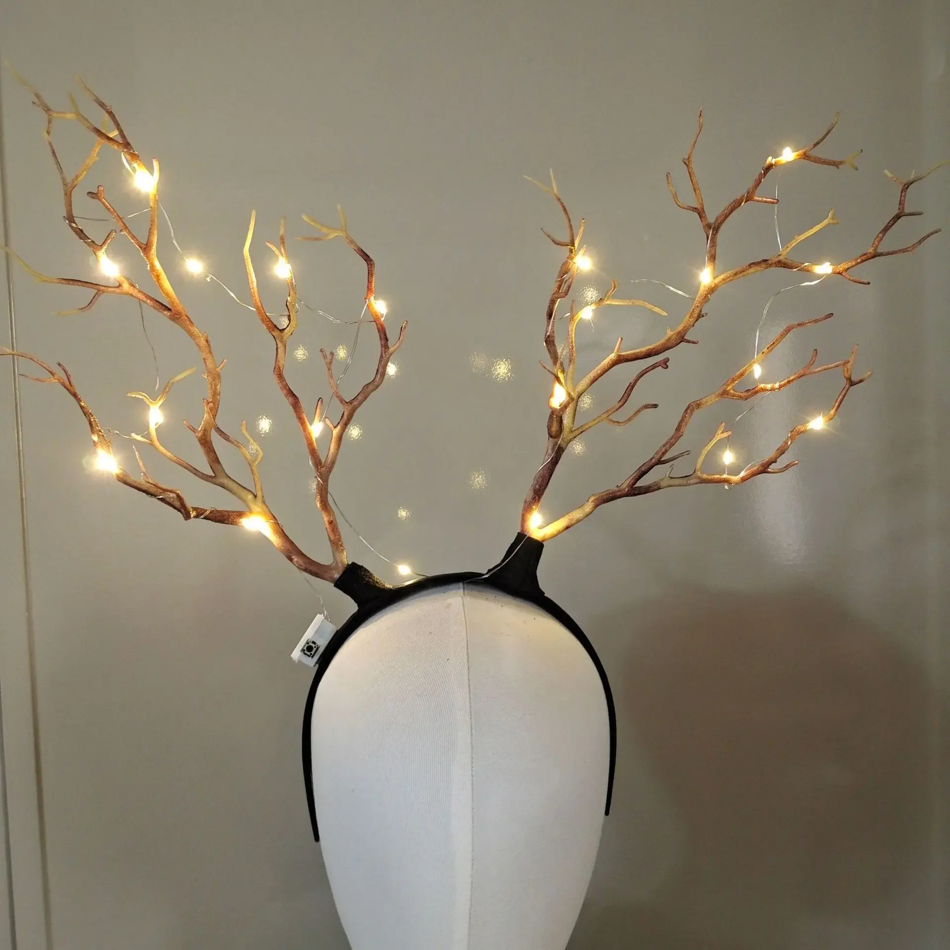 Reindeer Antlers Headband - متوهجة قرون الرنة عقال للنساء والفتيات