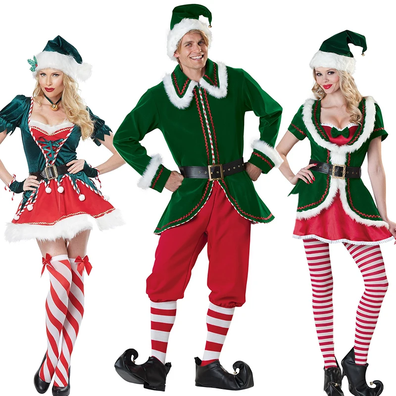 Elf Costume Christmas - 2025 السنة الجديدة عيد الميلاد عطلة