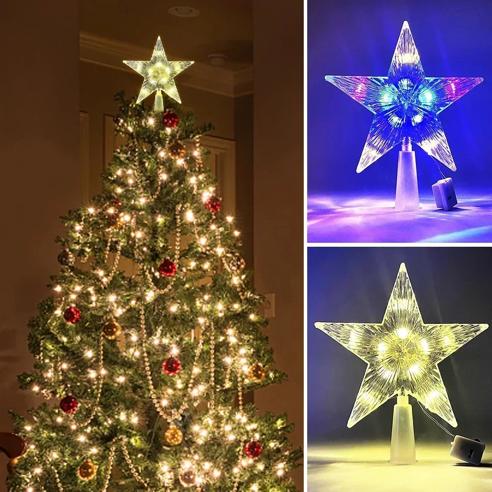 15 سنتيمتر LED شجرة عيد الميلا - مراجعة Star Tree Topper وسعره