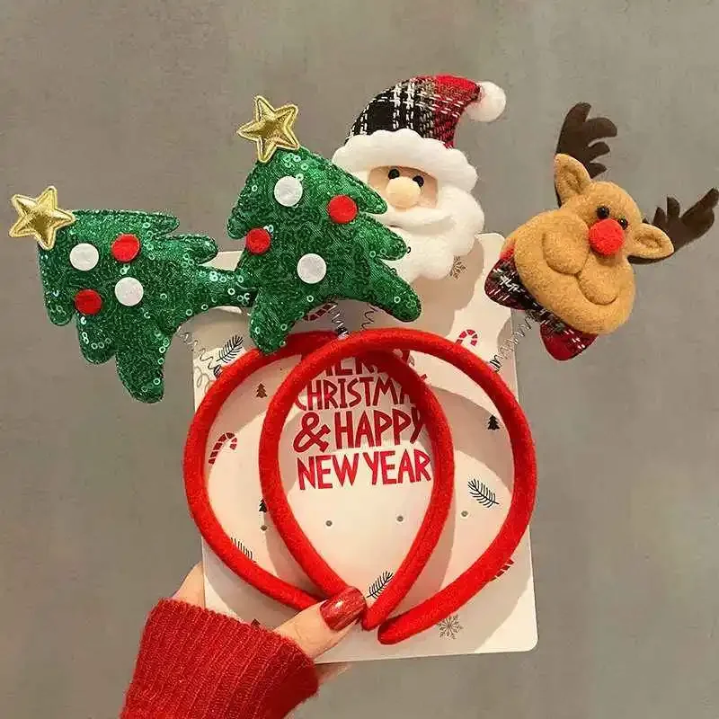 10 قطعة هيرباند عيد الميلاد قر - مراجعة Reindeer Antlers Headband وسعره