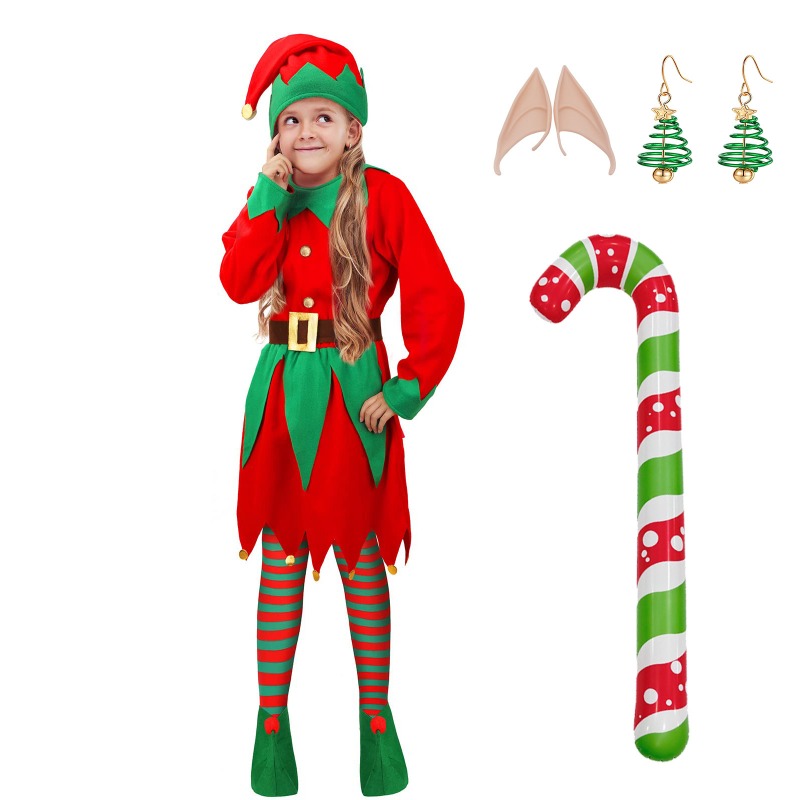 زي عيد الميلاد للكبار، زي عيد  - مراجعة Elf Costume Christmas وسعره
