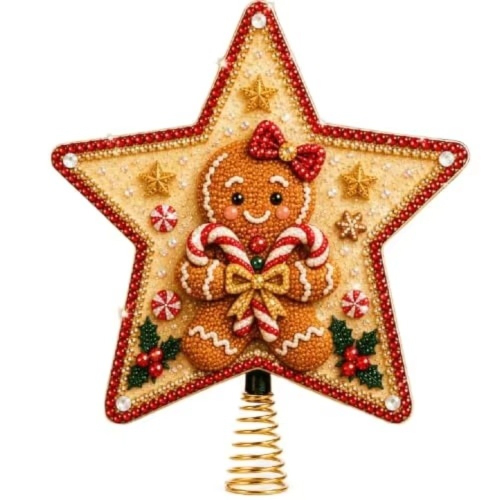 زينة شجرة عيد الميلاد على شكل  - مراجعة Star Tree Topper وسعره