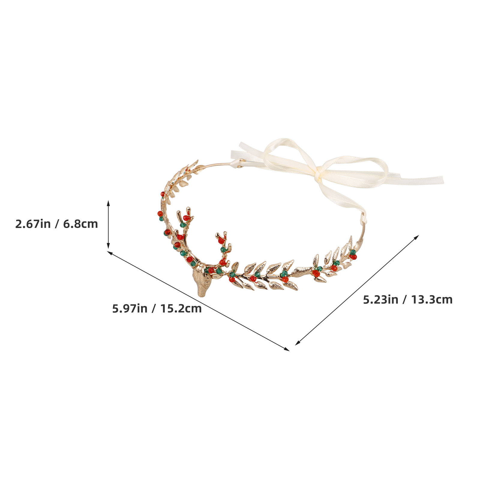 عصابة رأس على شكل رأس غزال الر - مراجعة Reindeer Antlers Headband وسعره