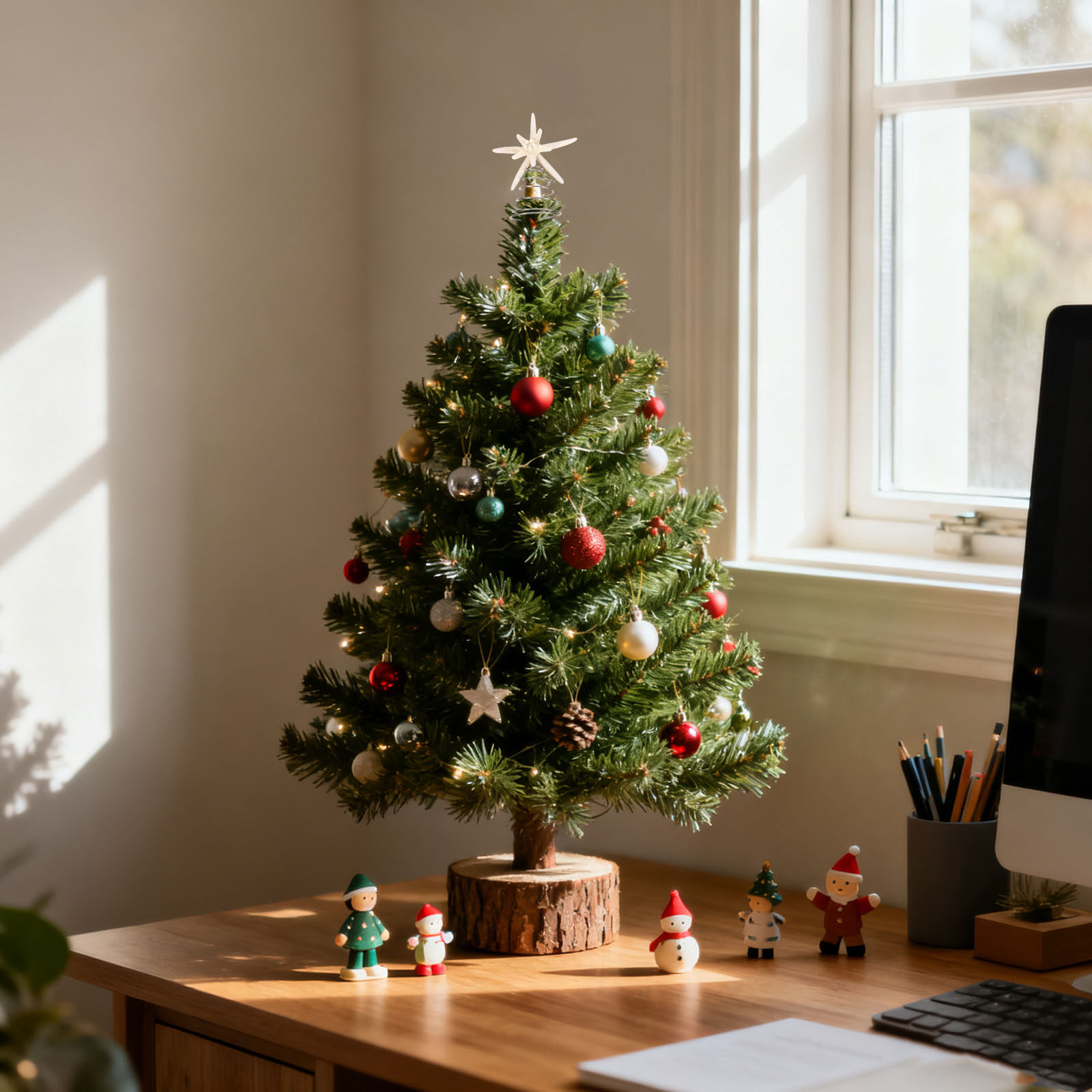 زينة قمة شجرة عيد الميلاد السا - مراجعة Star Tree Topper وسعره
